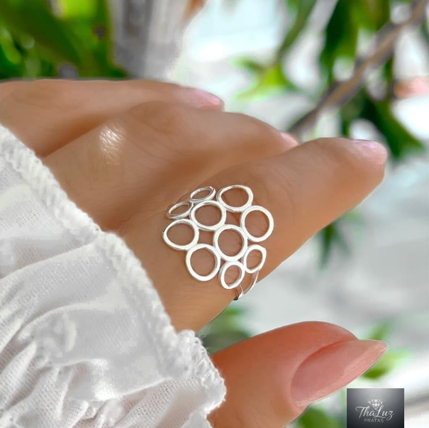 Anel Anel Colmeia Trabalhado nº14(2)