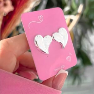 Brinco Coração Liso Classico