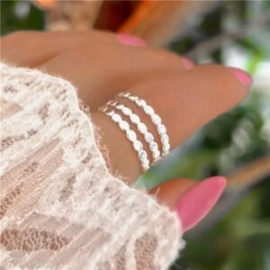 Anel aparador detalhado bolinha nº16