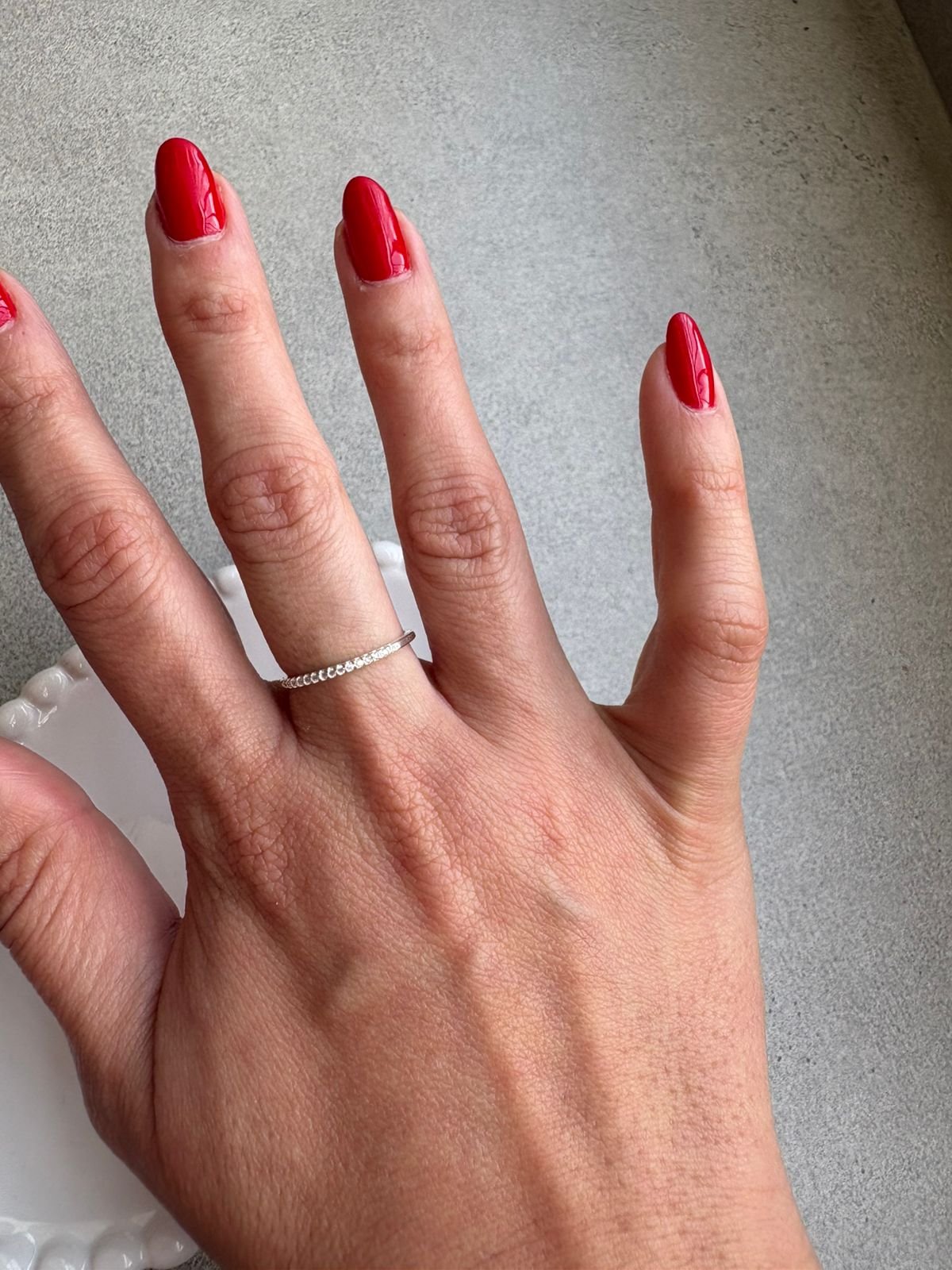 Anel aparador zircônia nº14