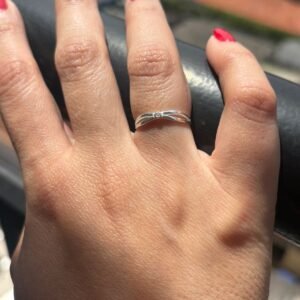 Anel Navete com Zircônia nº 14