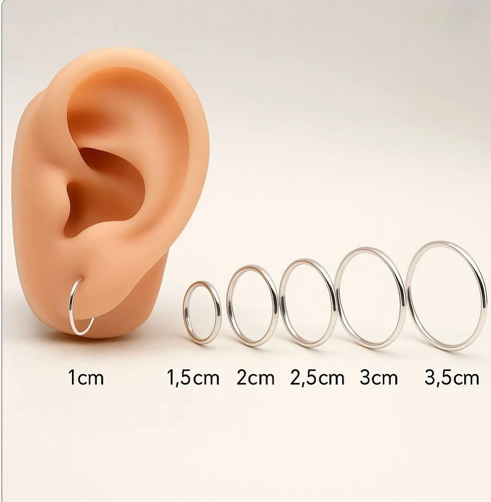 Argolas pequenas fio redondo 1cm