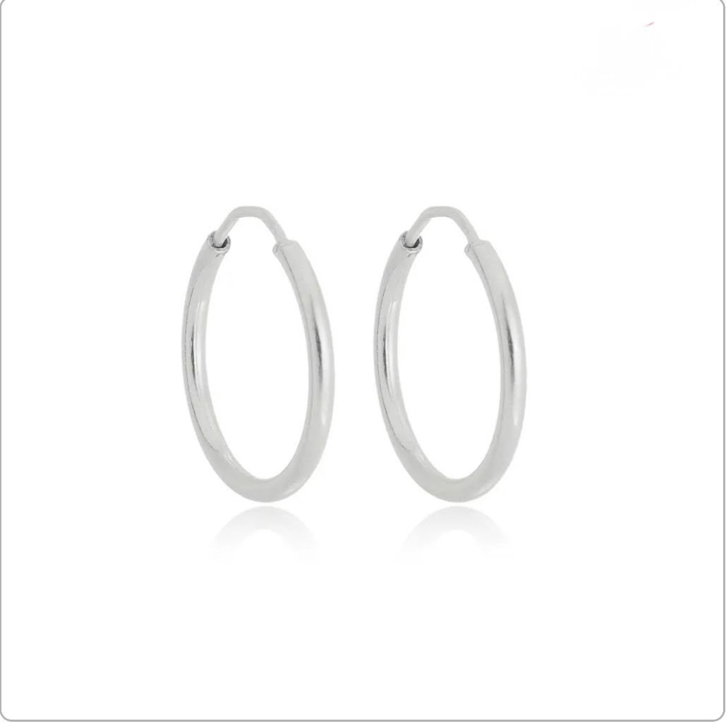 Argolas pequenas fio redondo 1cm