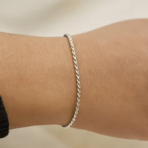Bracelete fio torcido 2.8mm